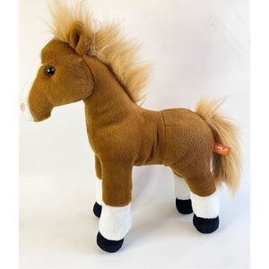 Cuddlekins Brown Horse Stuffed Animal by Wild Republic Realistic Lifelike 15”